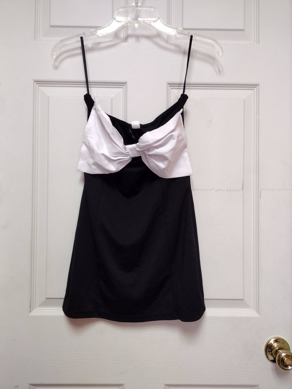 Mini Dress Black & White Size Medium Like New